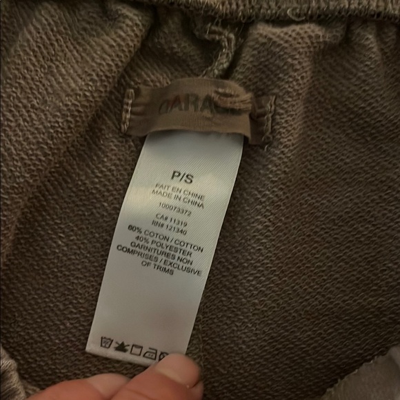 Garage Brown Athletic Shorts Elastic Waist - Picture 2 of 5